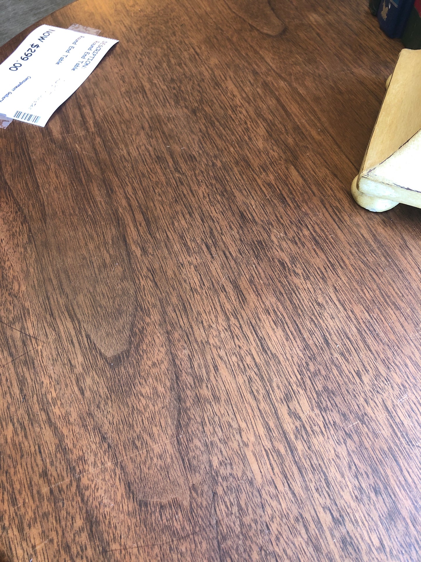 Round End Table
