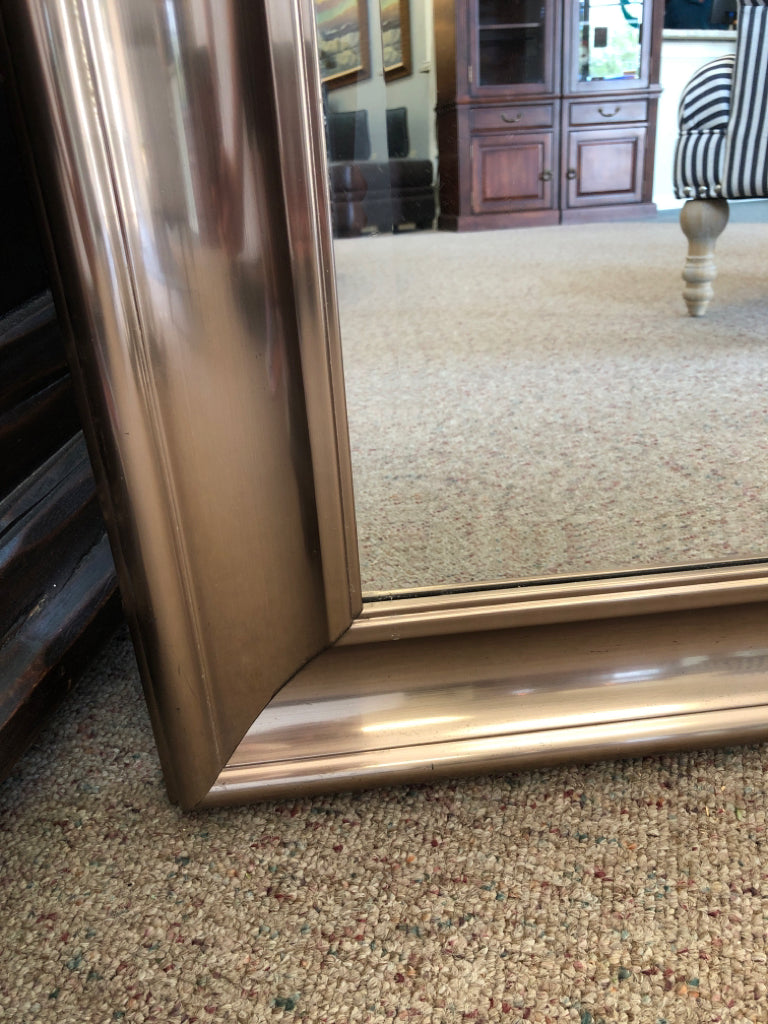 Framed Mirror with Brushed Frame