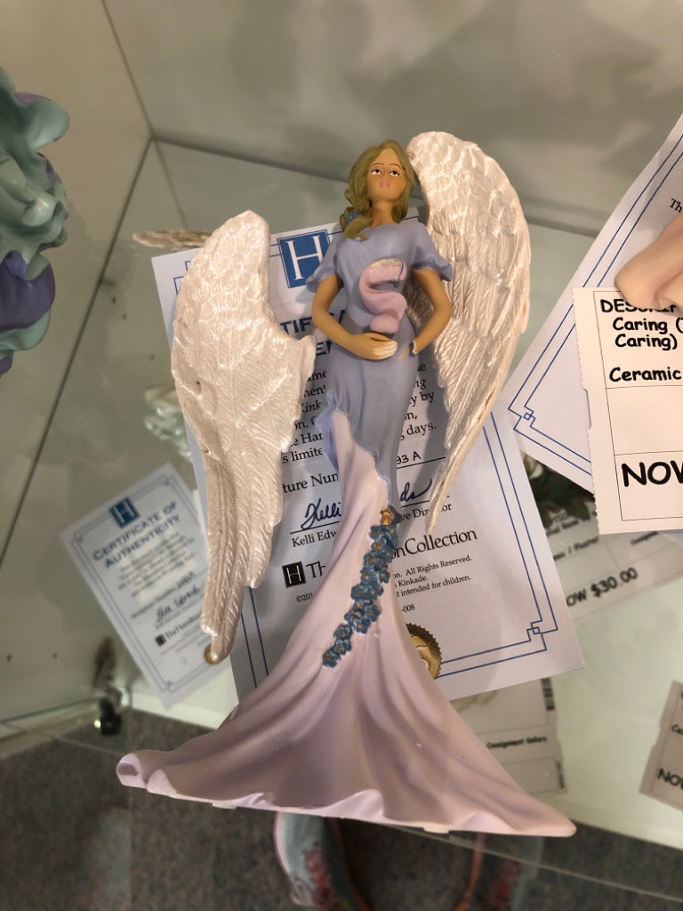 Commitment (Thomas Kinkade Angels of Caring) w/ certificate of authenticity