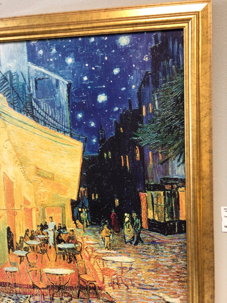Outdoor Cafe Canvas