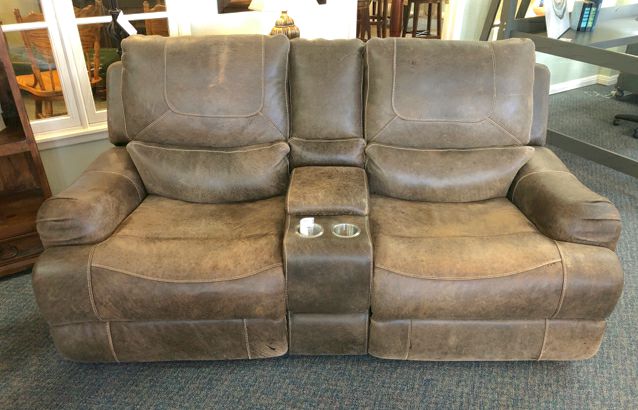 Double Leather Electric Recliner