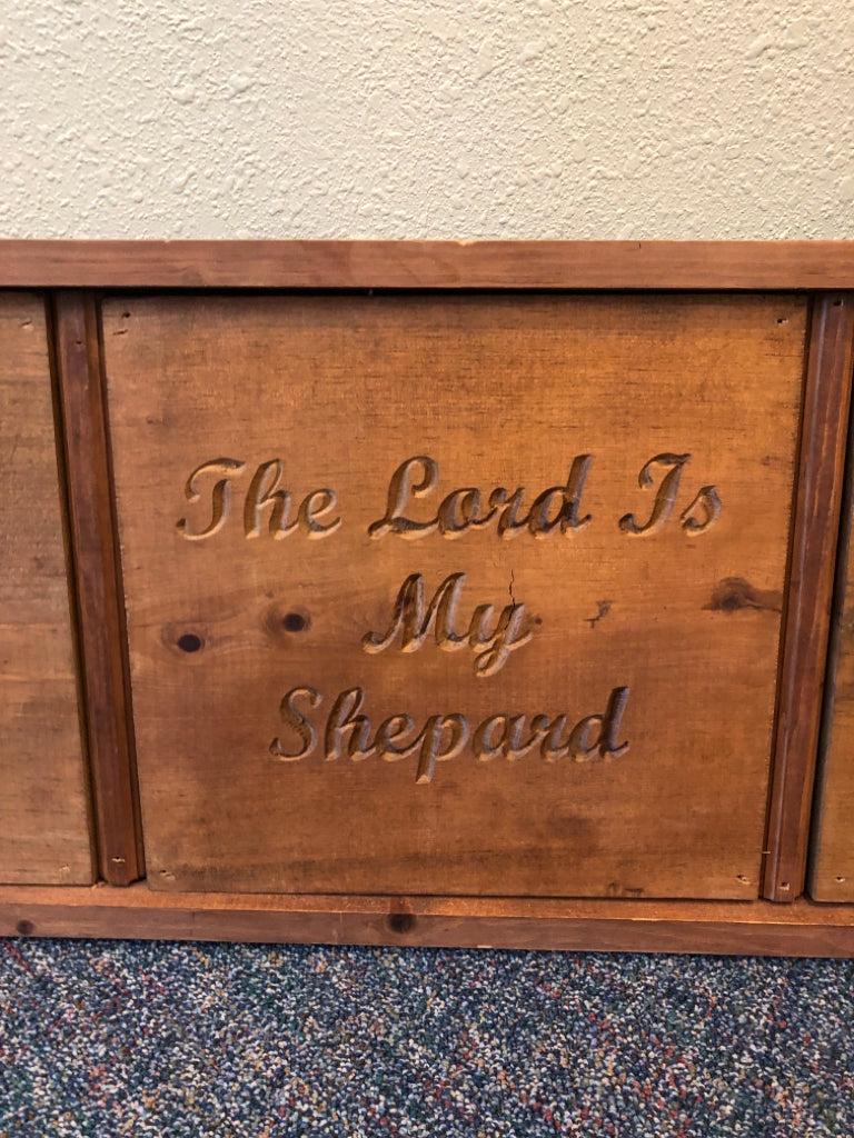 Wooden Sign "The Lord is my Shepherd