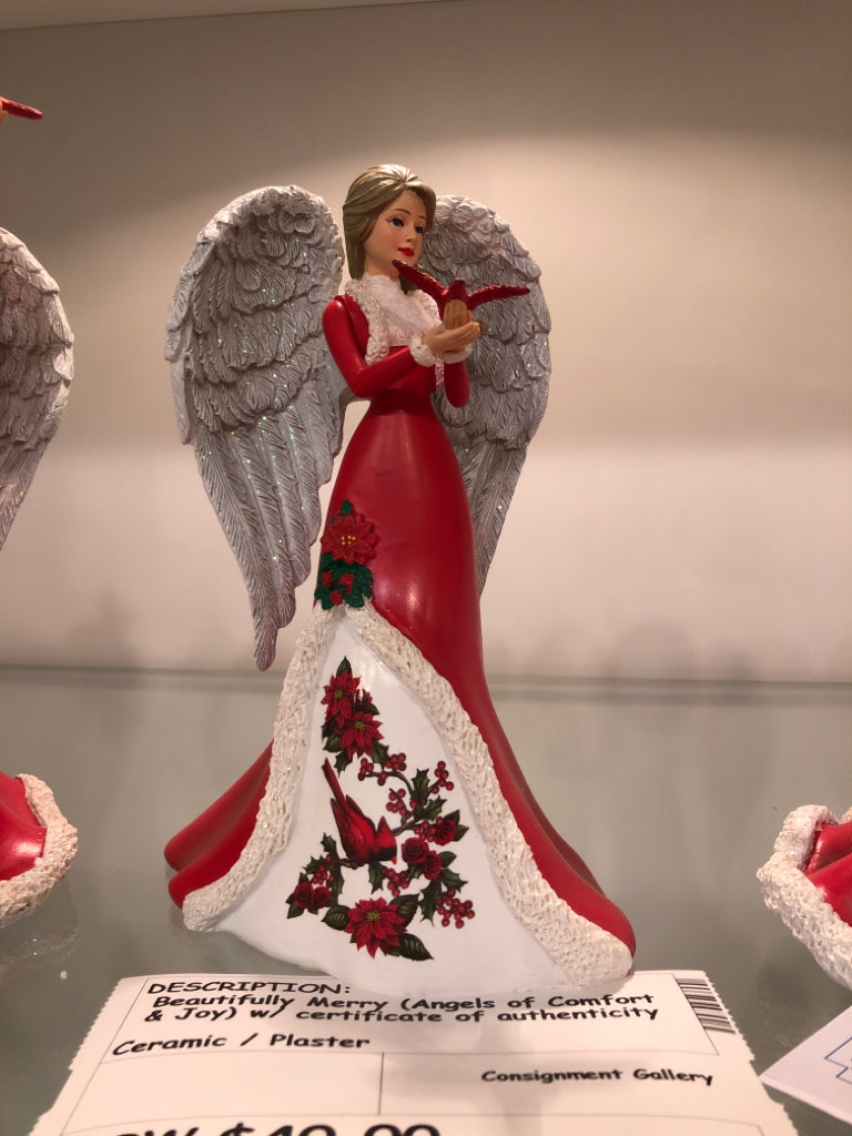 Beautifully Merry (Angels of Comfort & Joy) w/ certificate of authenticity