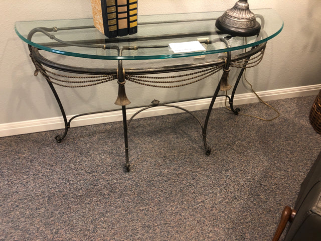 Sofa Table w/Glass Top