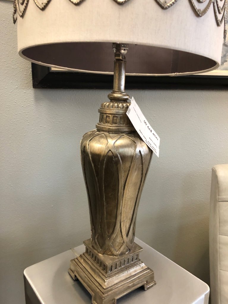 Silver Base Table Lamp