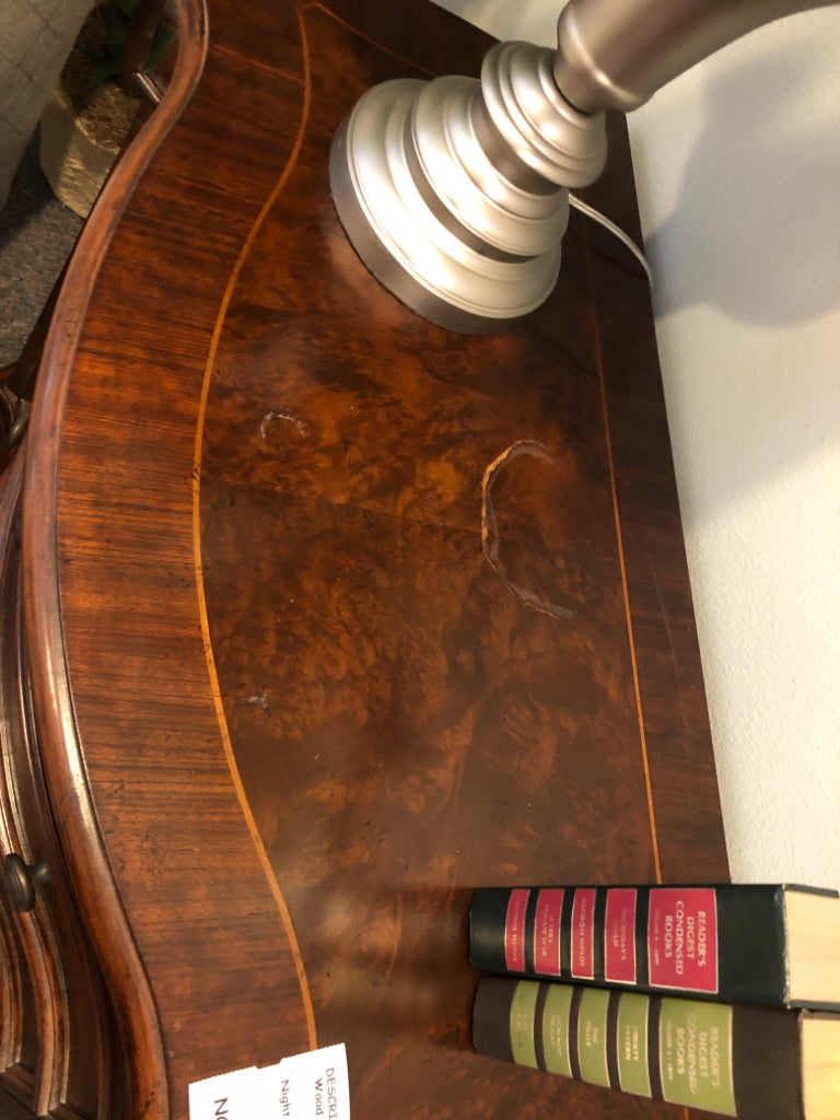 Wood Night Stand (Damage on Top)