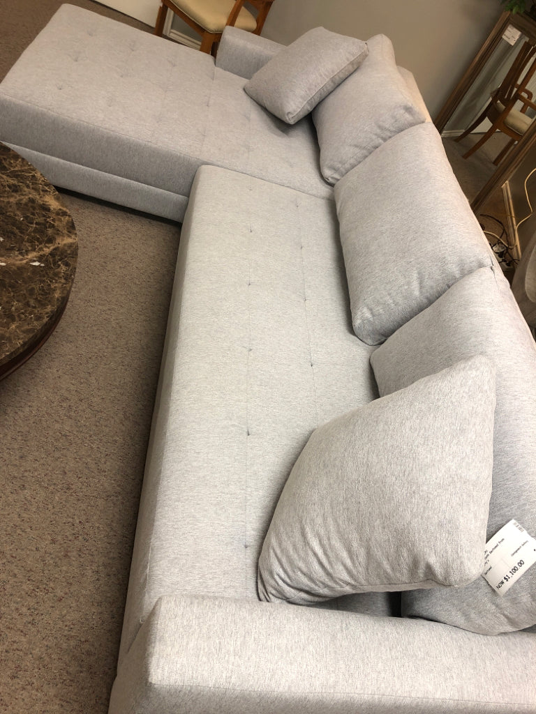 2 Piece cloth Sectional from Haverty's