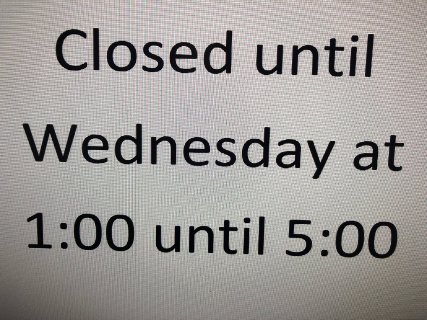 Store Hours