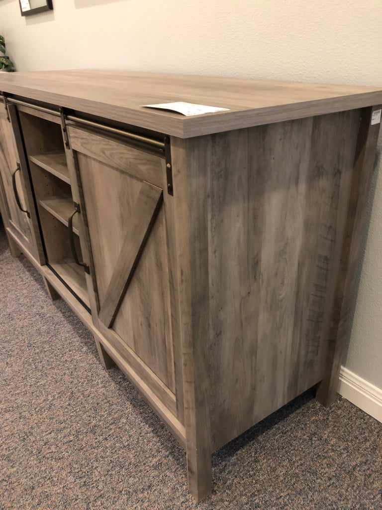 Gray Media Console