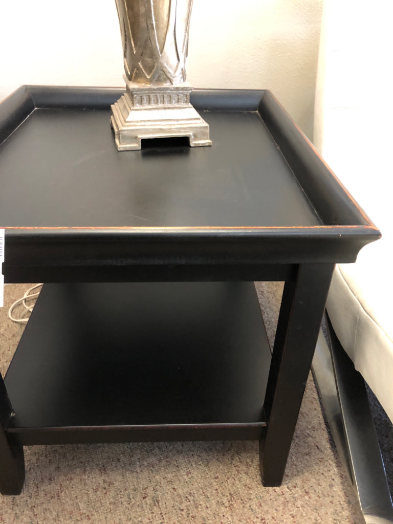 Dark Wood Accent Table