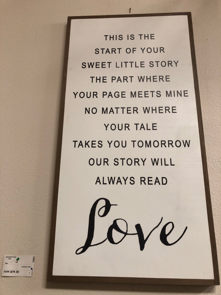 "...Love" Sign