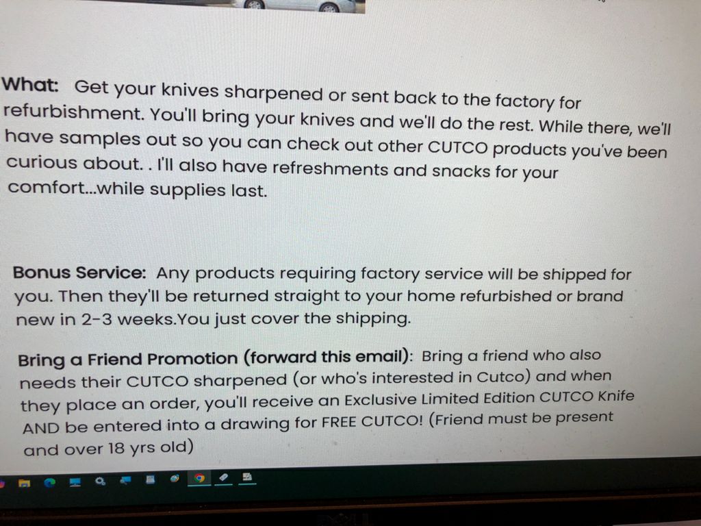 Cutco Knives Coming To Consignment Gallery