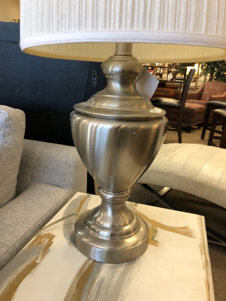 Silver Base Lamp