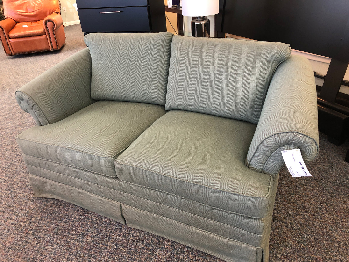 Green Love Seat