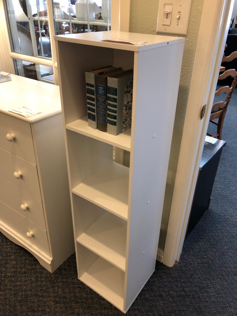 White Stand w/ 4 shelves