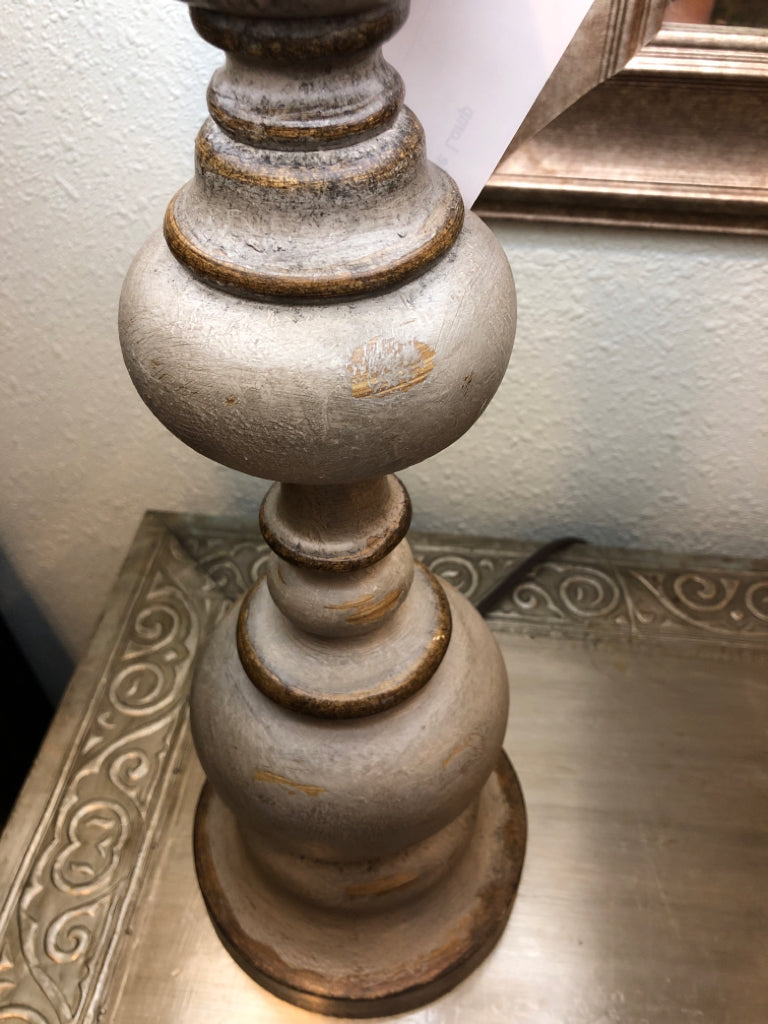 Gray Base Table Lamp