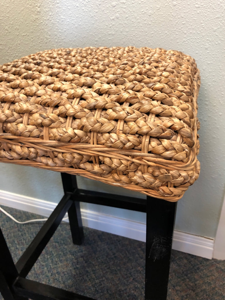 Wicker Top Stool