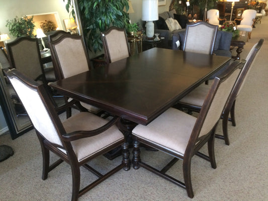 Bernhardt Table w/6 Chairs/2leaves