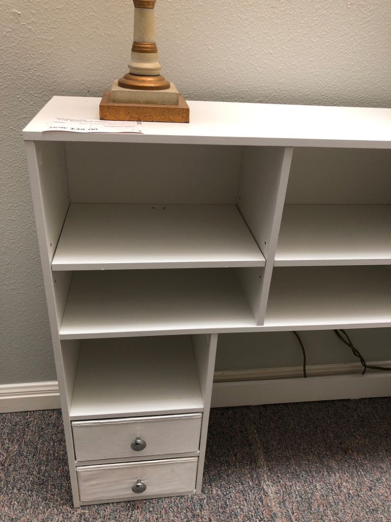 Small White Desk Hutch
