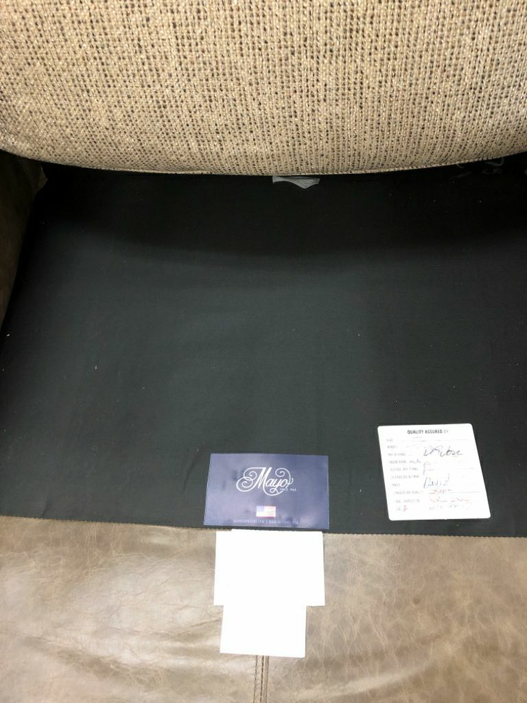 Cloth/Leather Chair from Ramsower's (2 available)