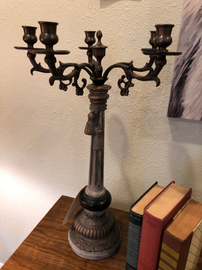 Large Ornate Candle Holder (2 available)