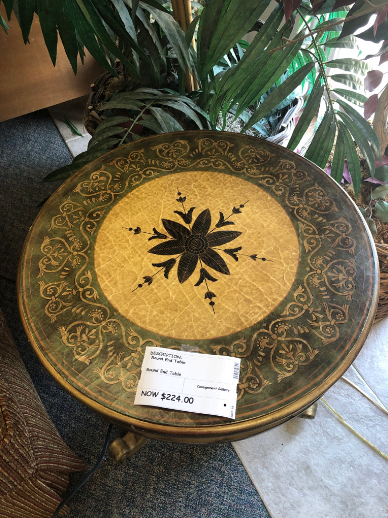Round End Table