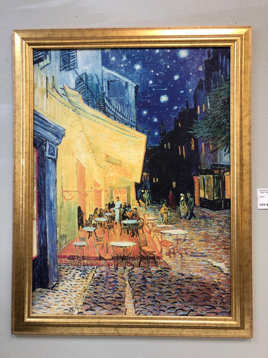 Outdoor Cafe Canvas