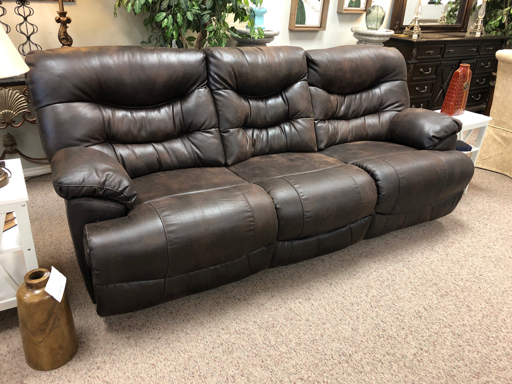 Suede Double Recliner