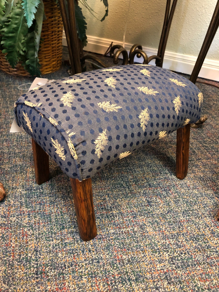 Blue Accent Stool