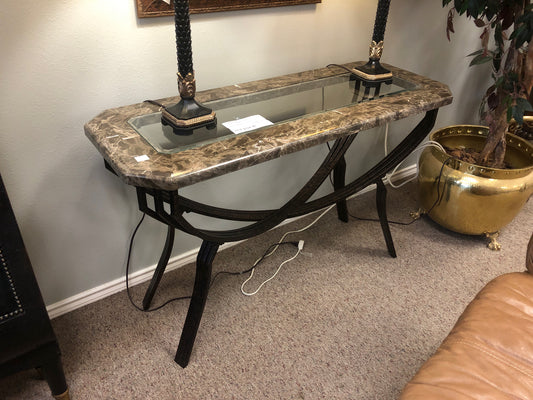 Sofa Table w/Glass Insert