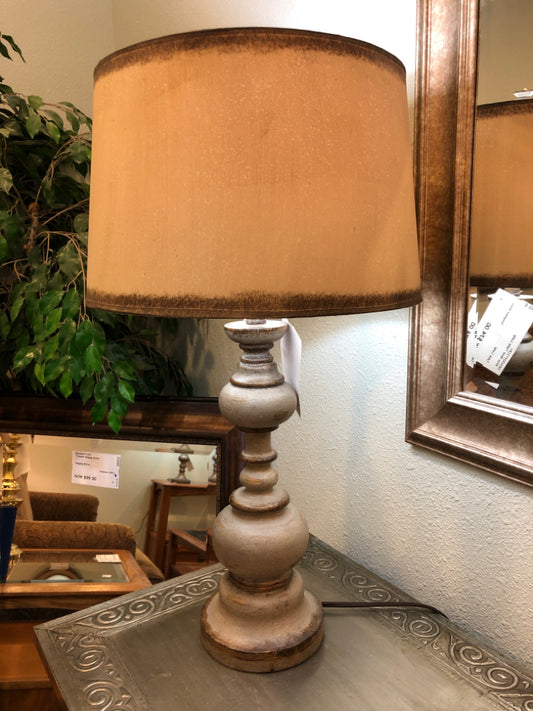 Gray Base Table Lamp