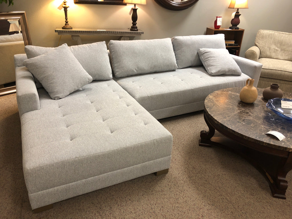 2 Piece cloth Sectional from Haverty's
