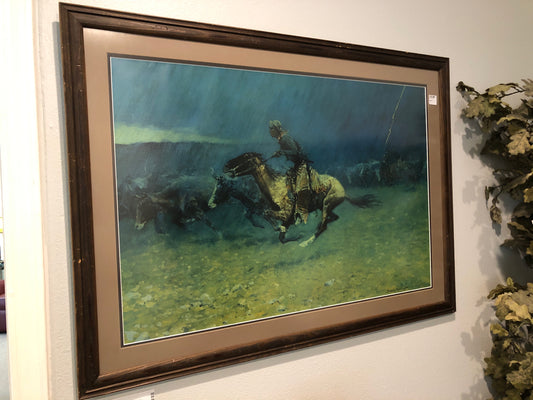 "The Color of Night" by Frederic Remington