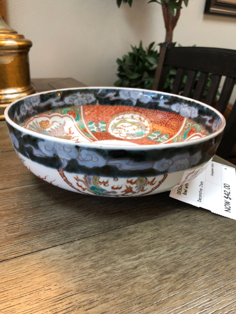 Bowl with Oriental Design