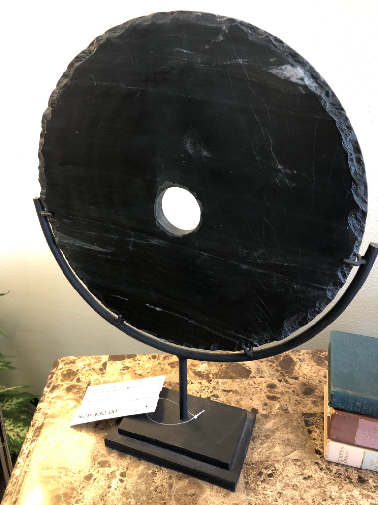 Decorative Standing Metal Disc