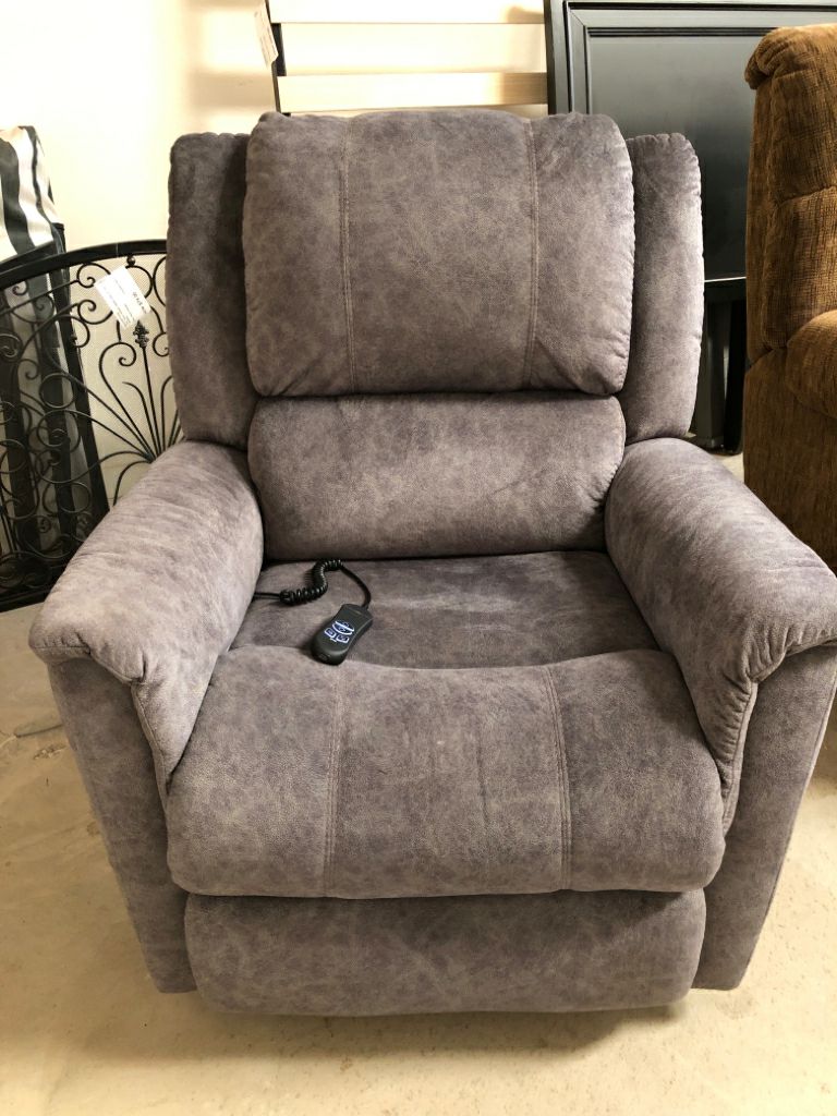 Gray Cloth Lift Chair