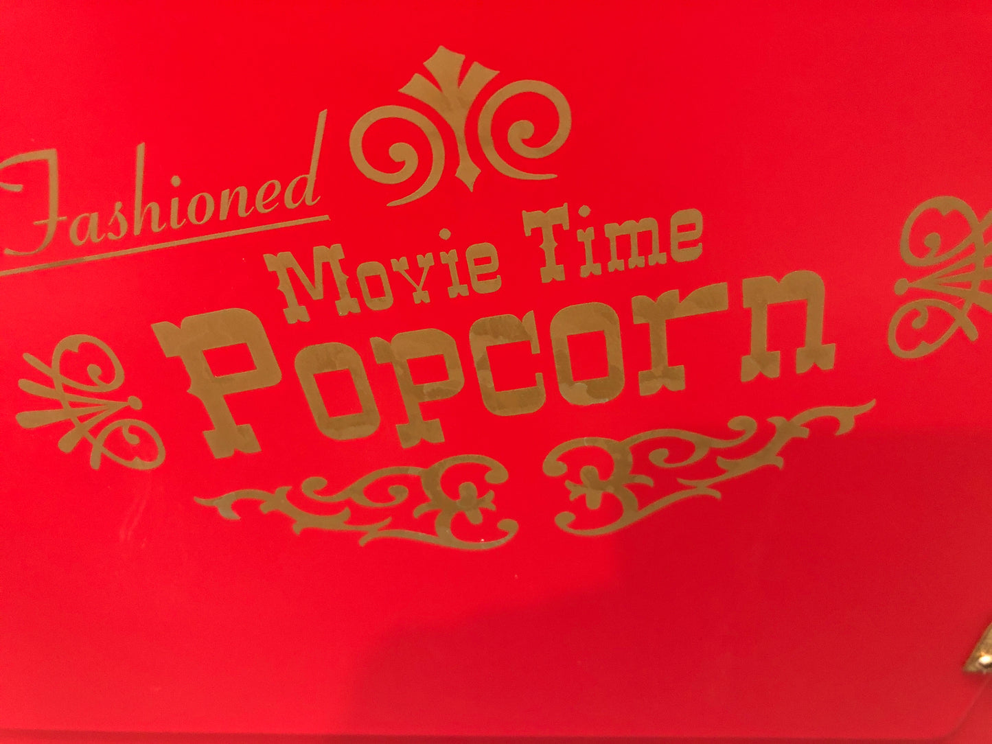 Old Fashioned Movie Time Popcorn Cart
