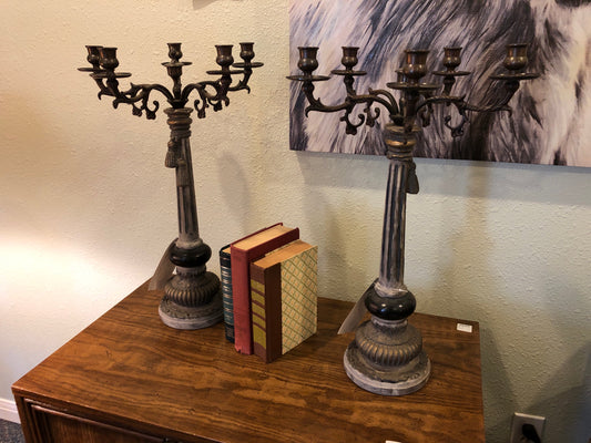 Large Ornate Candle Holder (2 available)