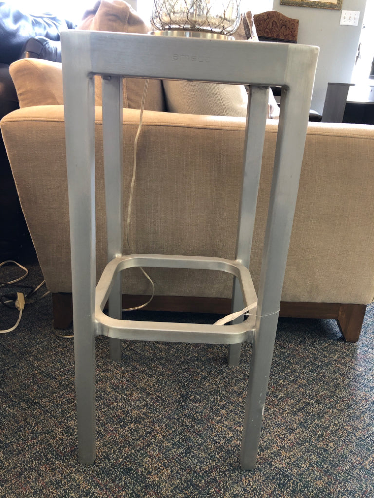 Silver Bar Stool by Emeco (6 available)