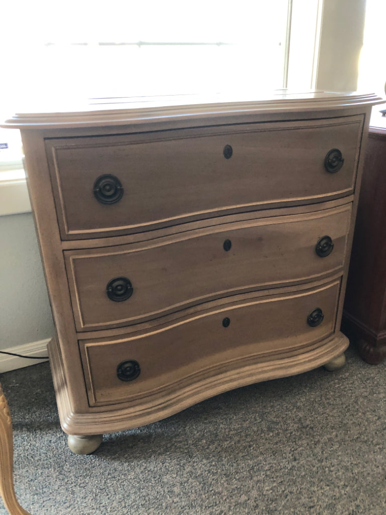 Brown 3-Drawer Chest