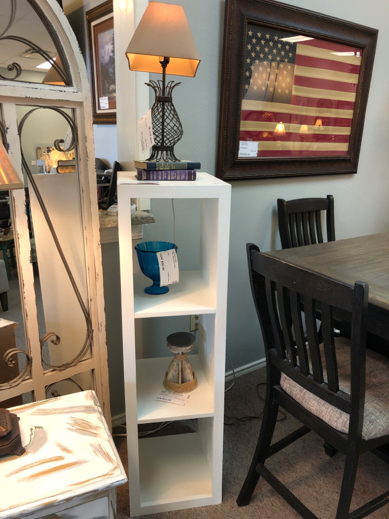 White Stand w/ 4 shelves