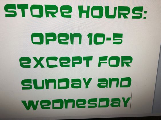 Store Hours