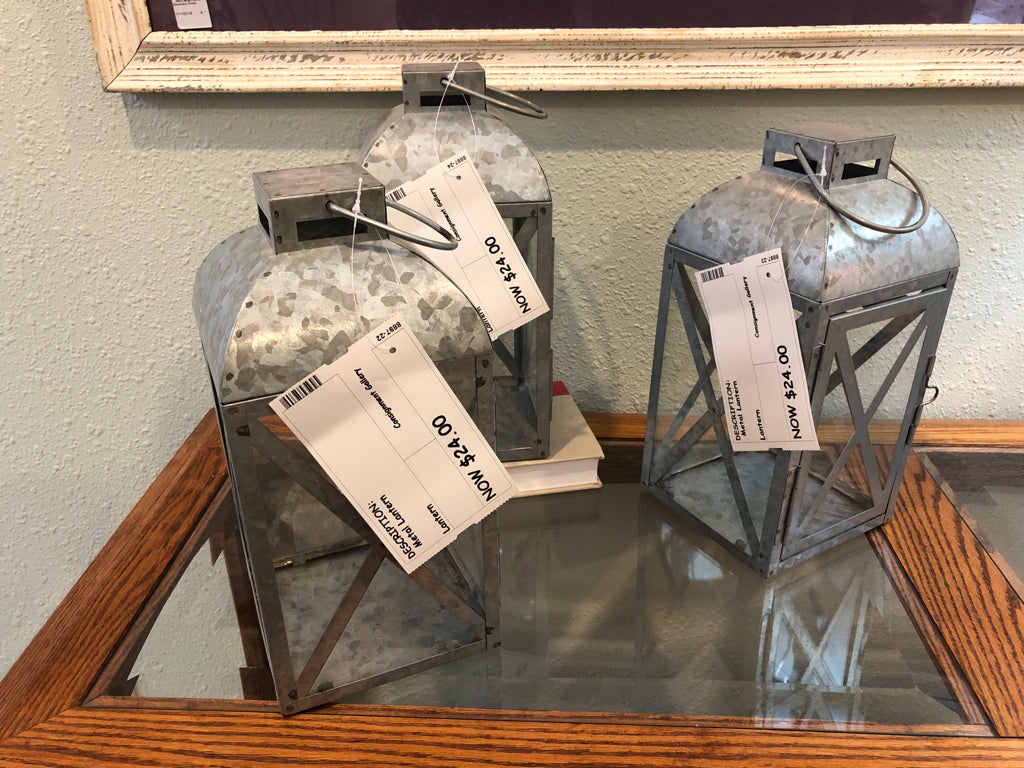 Metal Lantern (3 available)