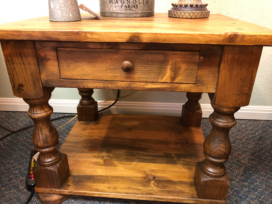 End Table/Ponderosa Pine/ New by Paul