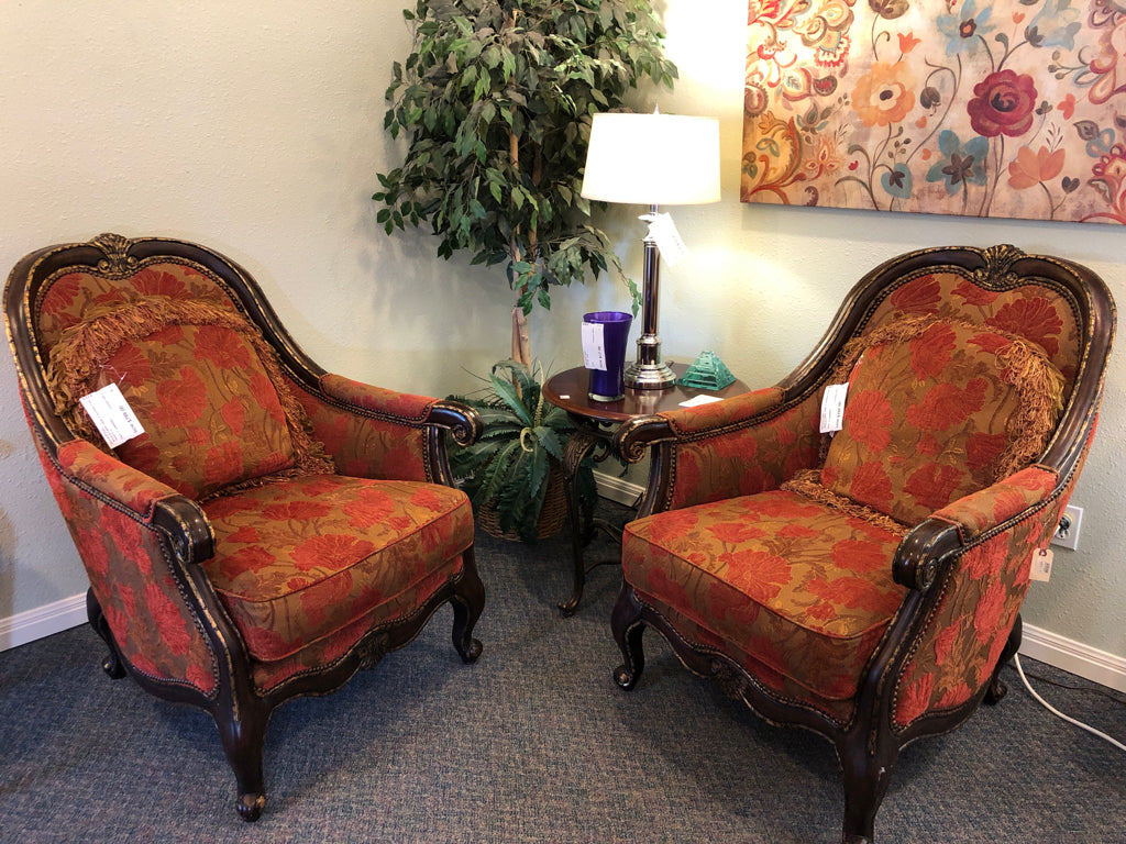 Wood & Fabric Chair from Haverty's (2 available)