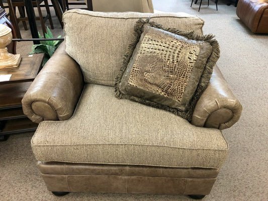 Cloth/Leather Chair from Ramsower's (2 available)