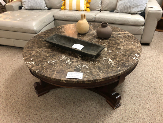 Round Marble Top Coffee Table