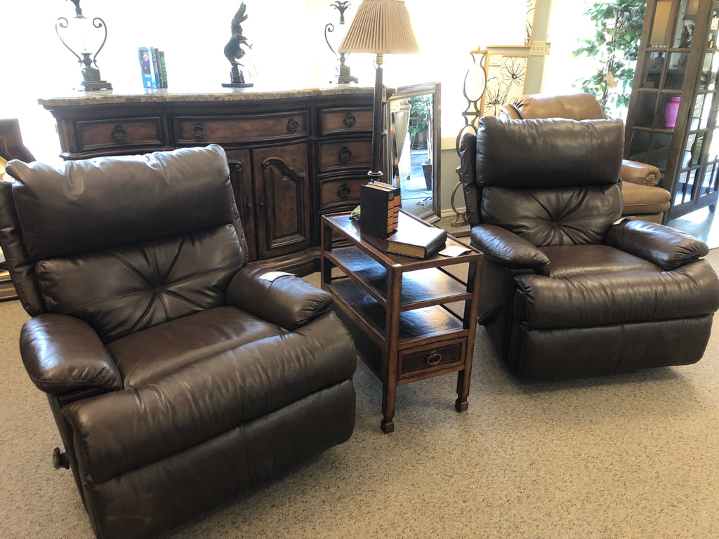 Brown Leather Recliner