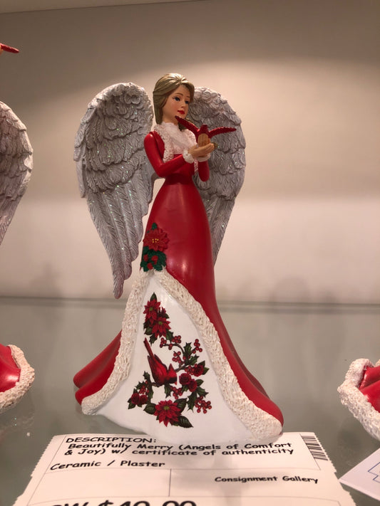 Beautifully Merry (Angels of Comfort & Joy) w/ certificate of authenticity