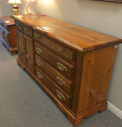 "Water Wood" Dresser w/  Mirror